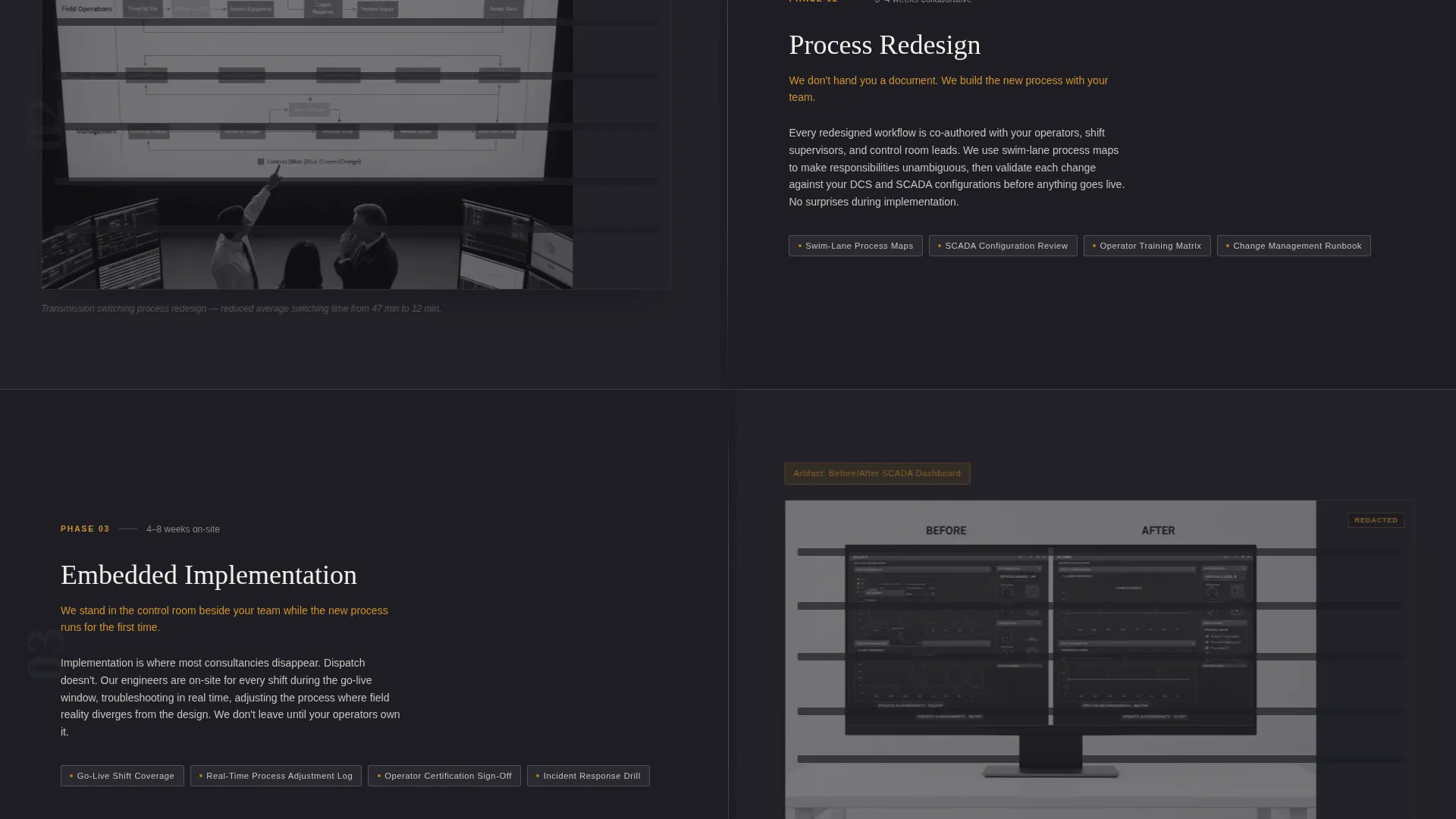 Energy Operations Consultant Landing Page Template