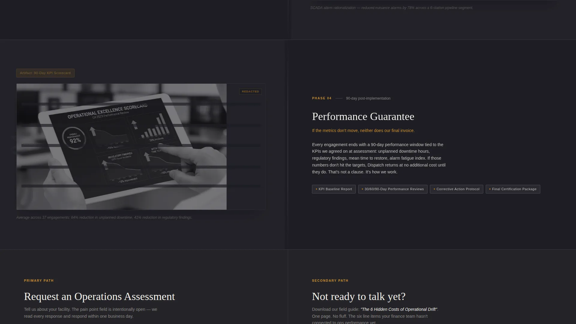 Energy Operations Consultant Landing Page Template