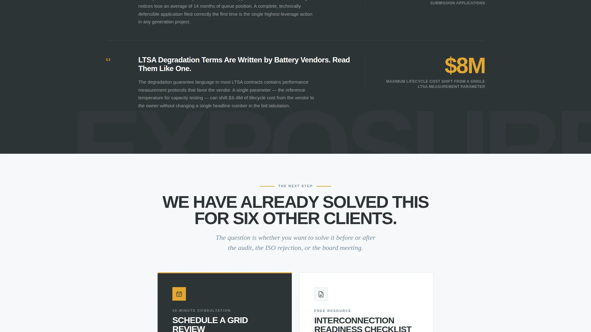 Energy Consulting Landing Page Template