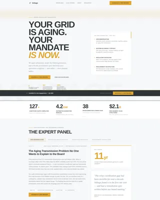 Energy Consulting Landing Page Template