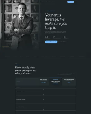 Advanced Law Firm & Attorney Appointment Booking Website Template