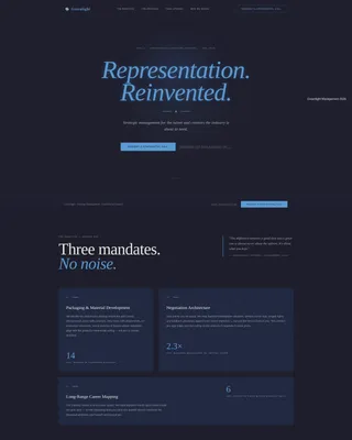Specialist Entertainment Consulting Blog & Content Website Template