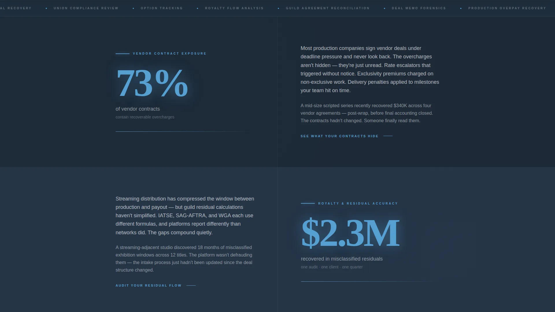 Specialist Entertainment Consulting Privacy Policy & Terms Website Template