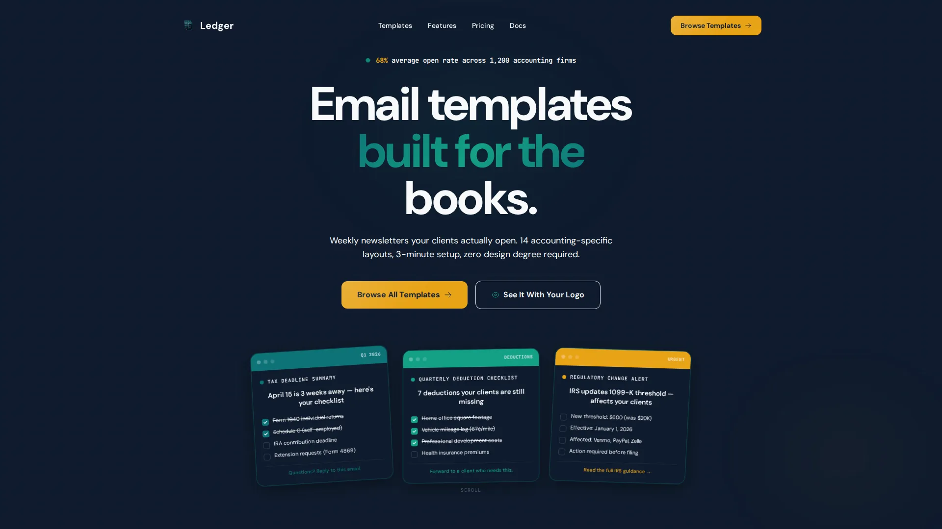 Accounting Digital Presence Specialist Professional Website Template