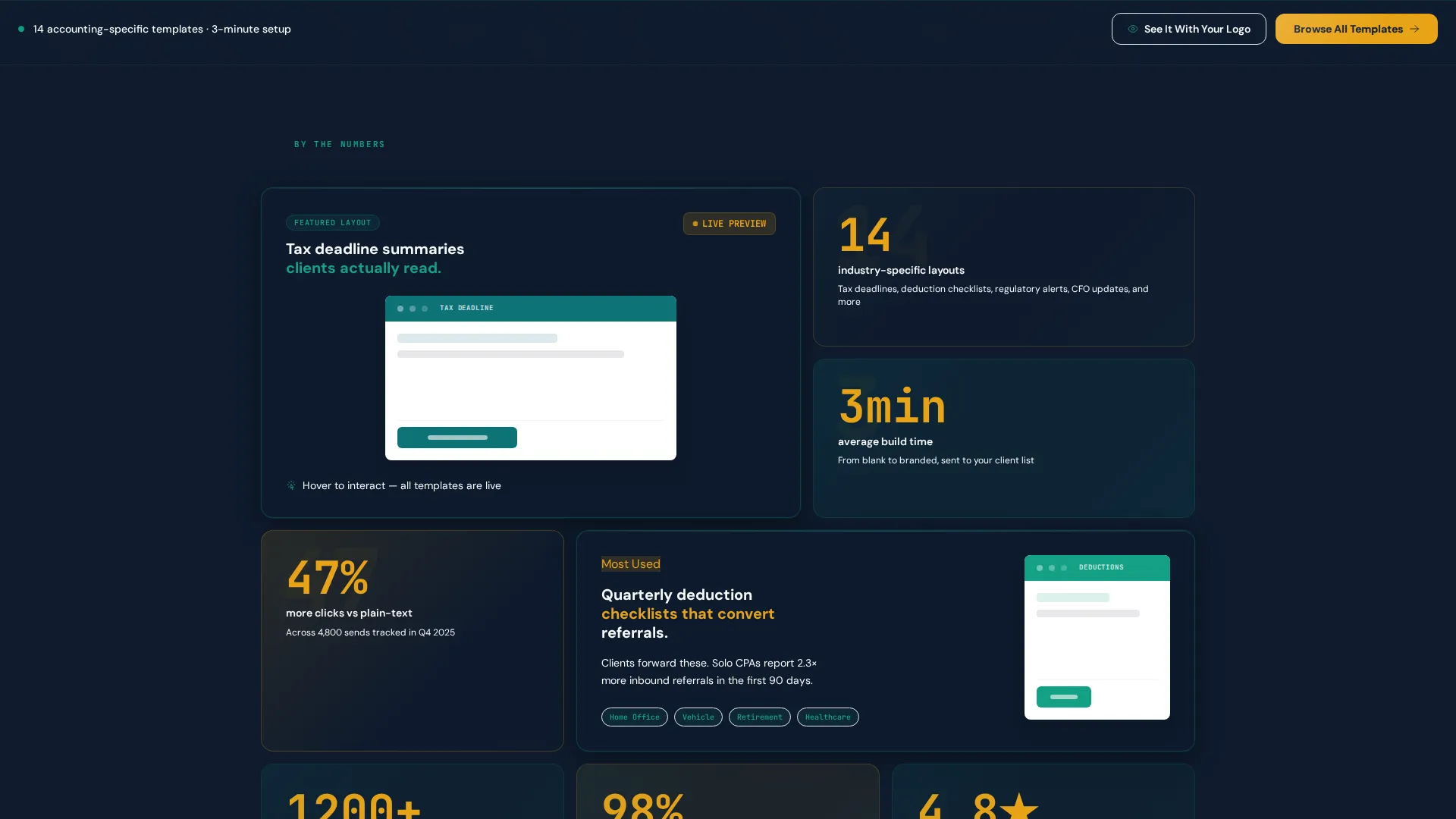 Accounting Digital Presence Specialist Professional Website Template