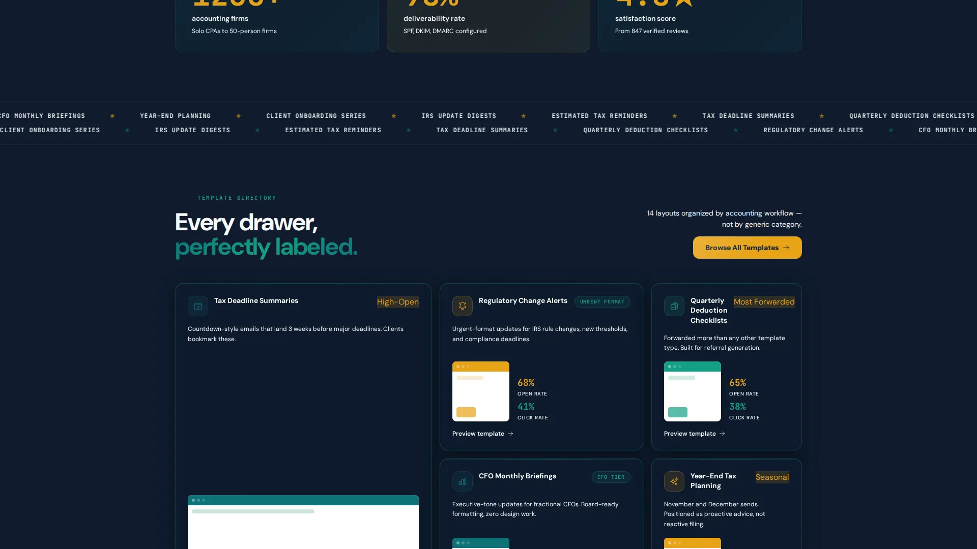 Accounting Digital Presence Specialist Professional Website Template