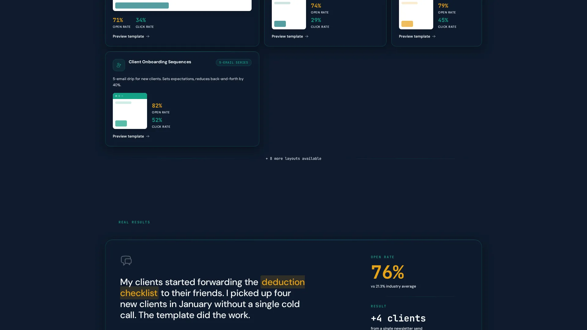 Accounting Digital Presence Specialist Professional Website Template