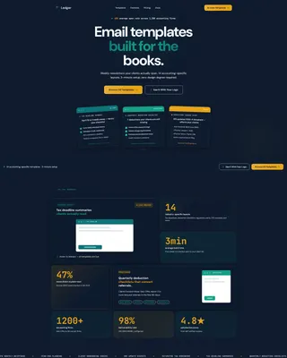 Accounting Digital Presence Specialist Professional Website Template