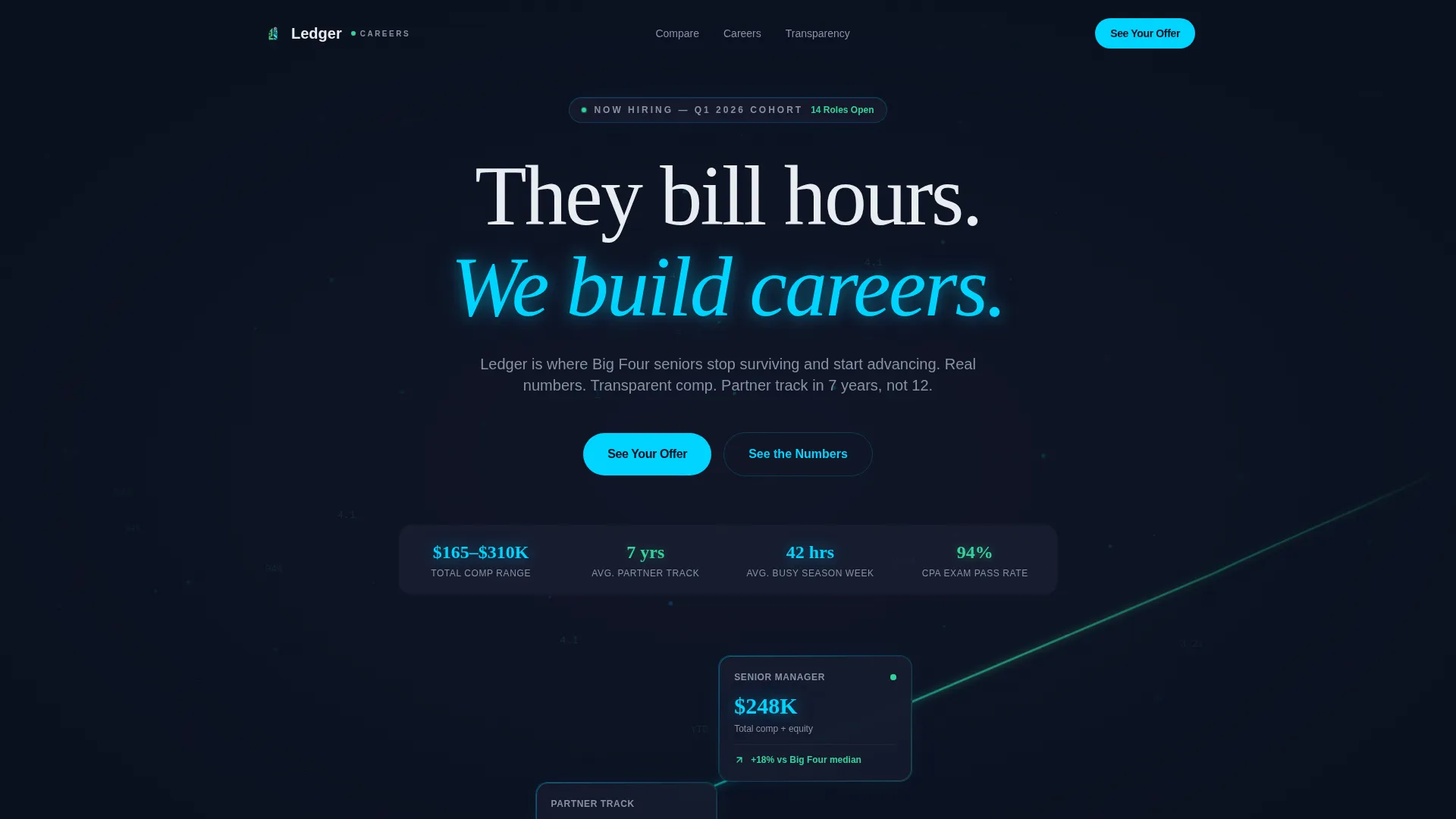 Accounting Firm Careers Landing Page Template