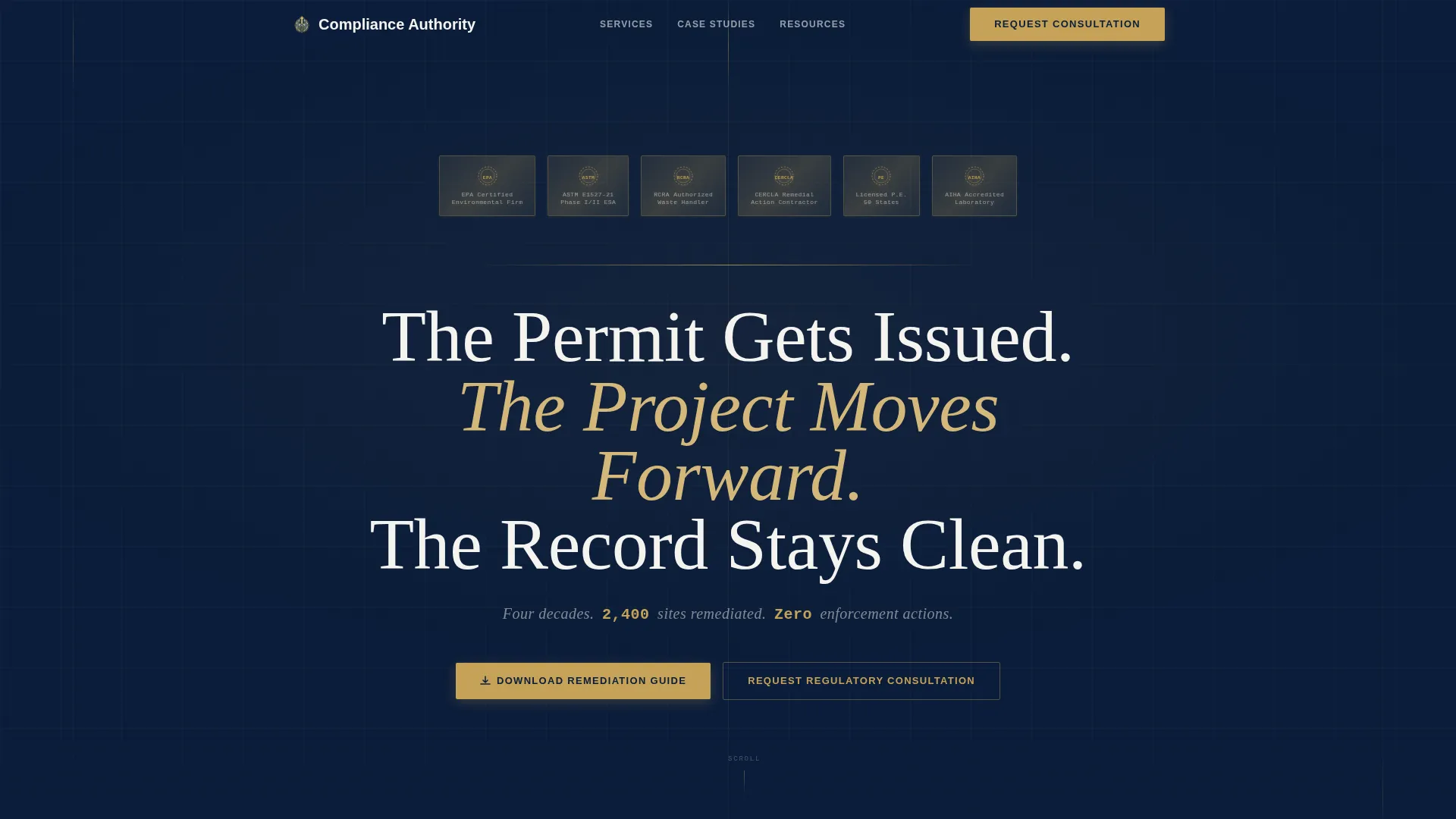 Certified Eco Compliance Landing Page Template