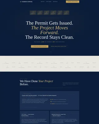 Certified Eco Compliance Landing Page Template