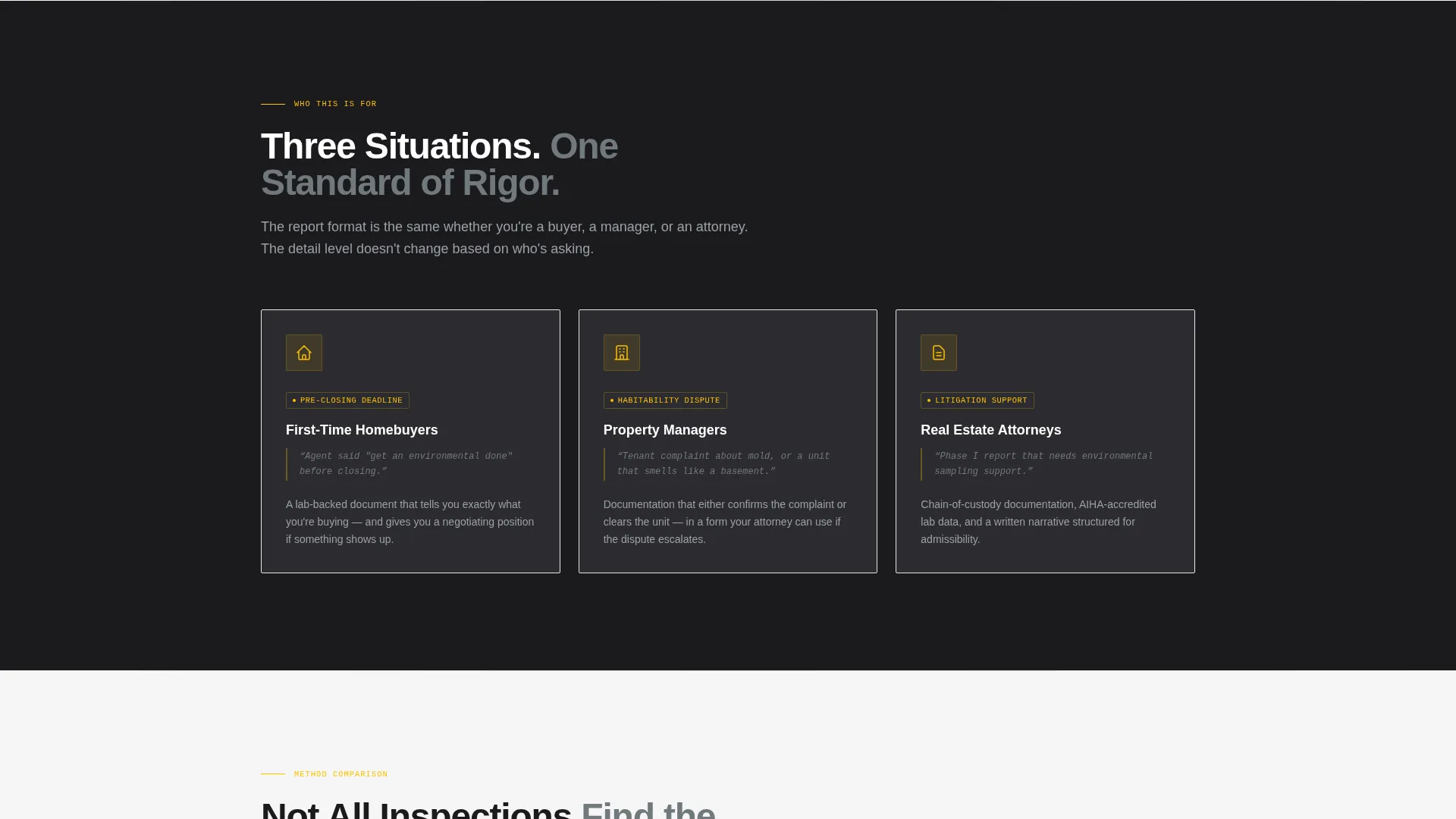 Expert Home Inspection Landing Page Template