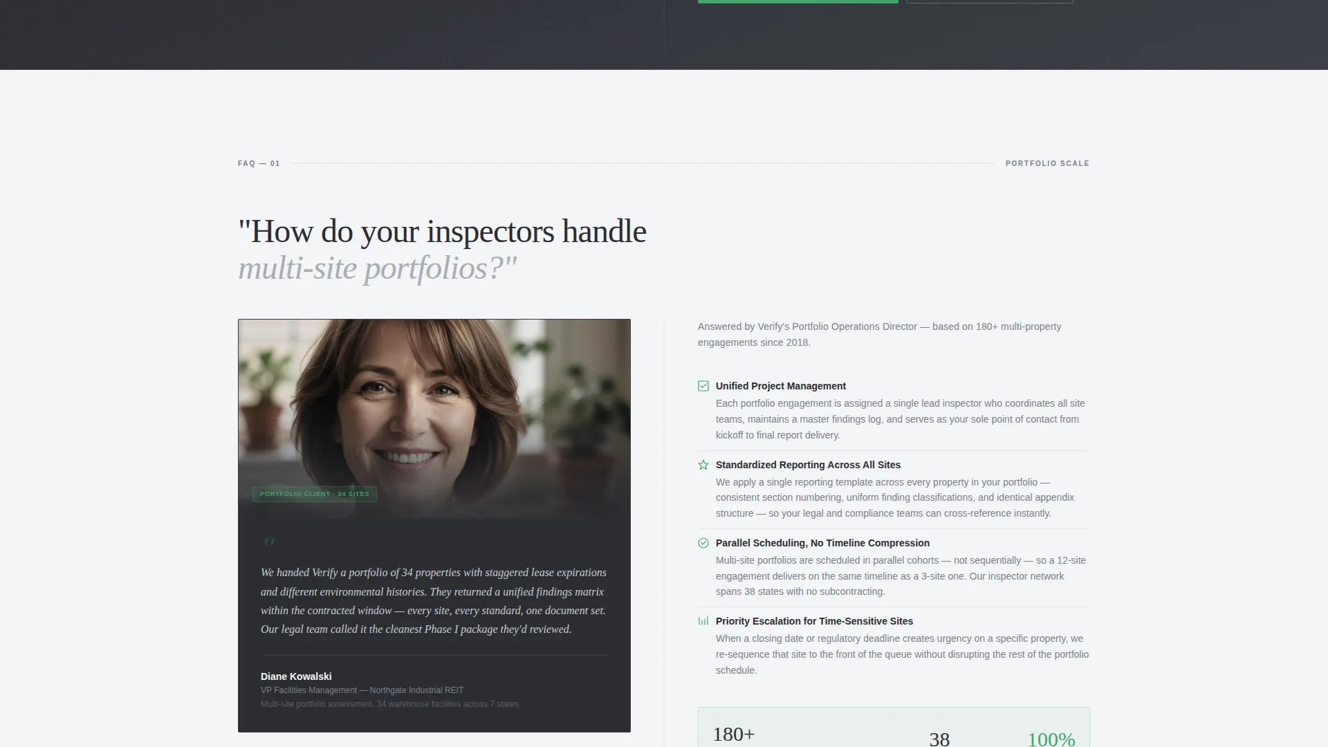 Environmental Inspector Reviews & Testimonials Landing Page