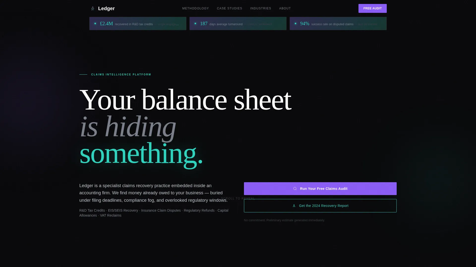 Accounting Firm Software Reviews & Social Proof Website Template