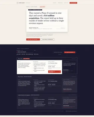 Site Assessment Landing Page Template
