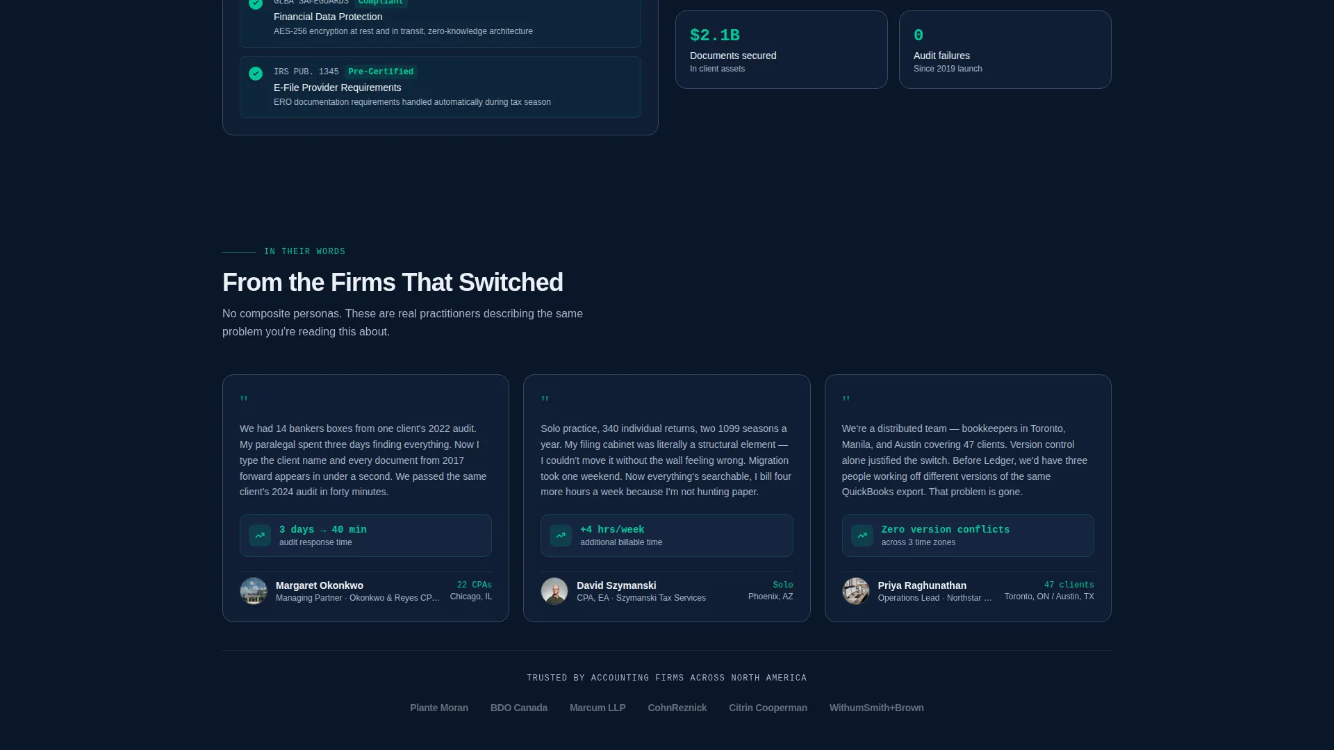 Accounting Firm Software Booking Website Template