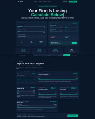 Accounting Firm Software Booking Website Template
