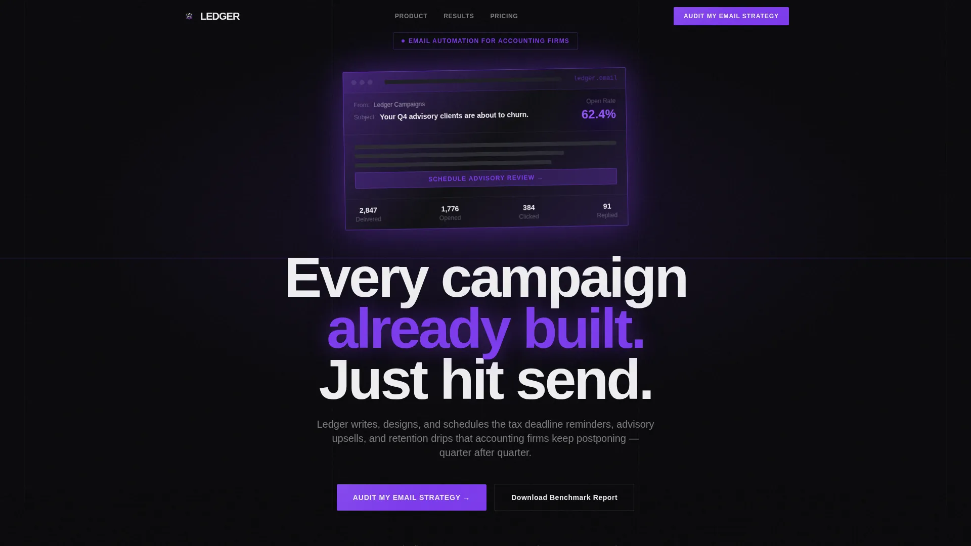 Accounting Firm Software Professional Website Template