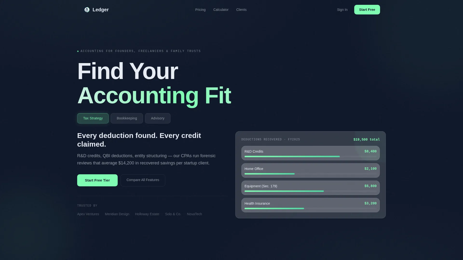 Accounting Firm Professional Website Template