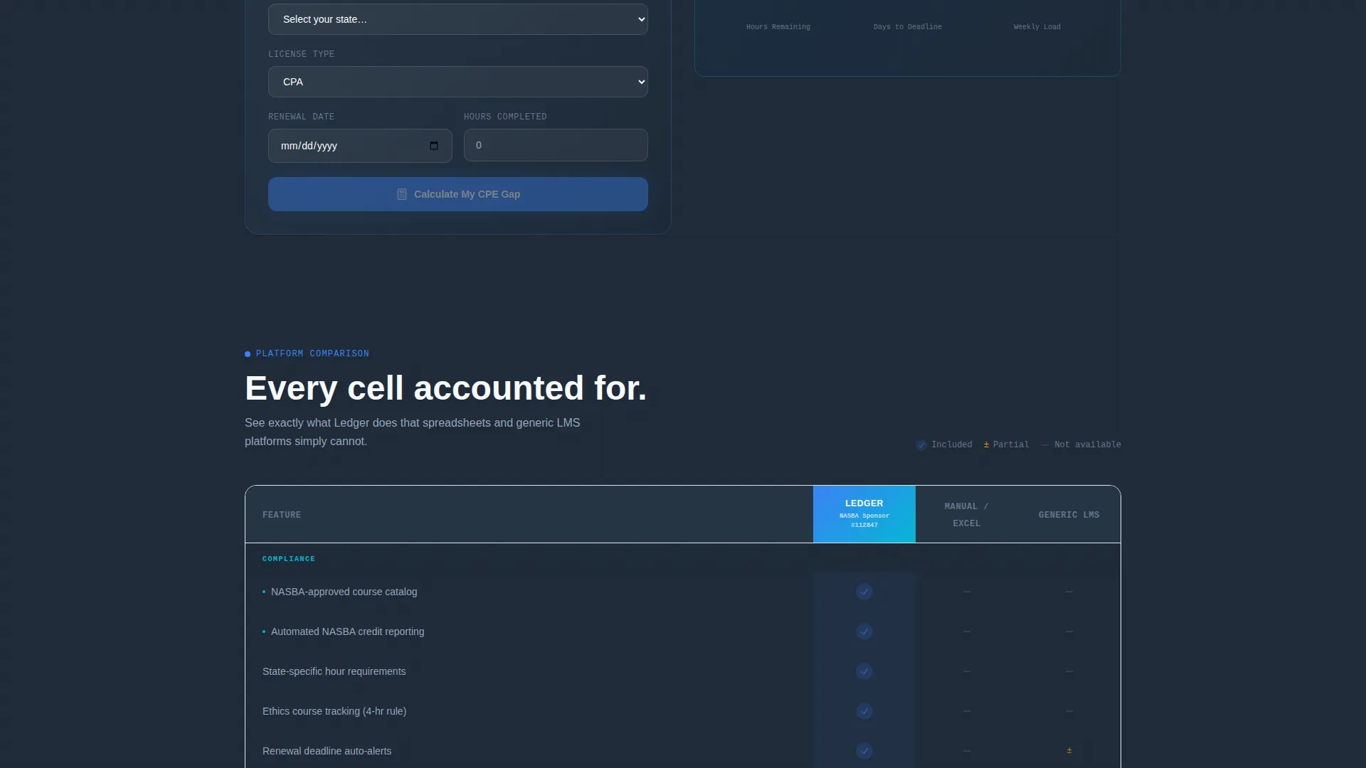 Accounting Firm Software Advanced Cost Calculator Website Template