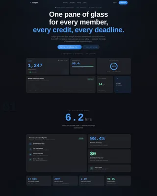 Accounting Firm Software Professional Website Template