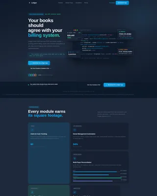 Accounting Firm Software Professional Website Template