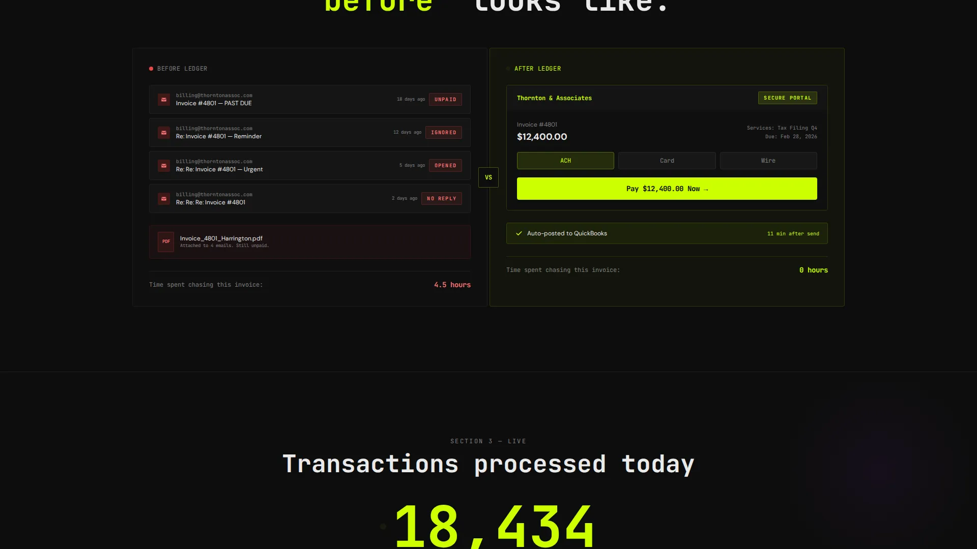 Accounting Firm Software Cost Calculator Website Template