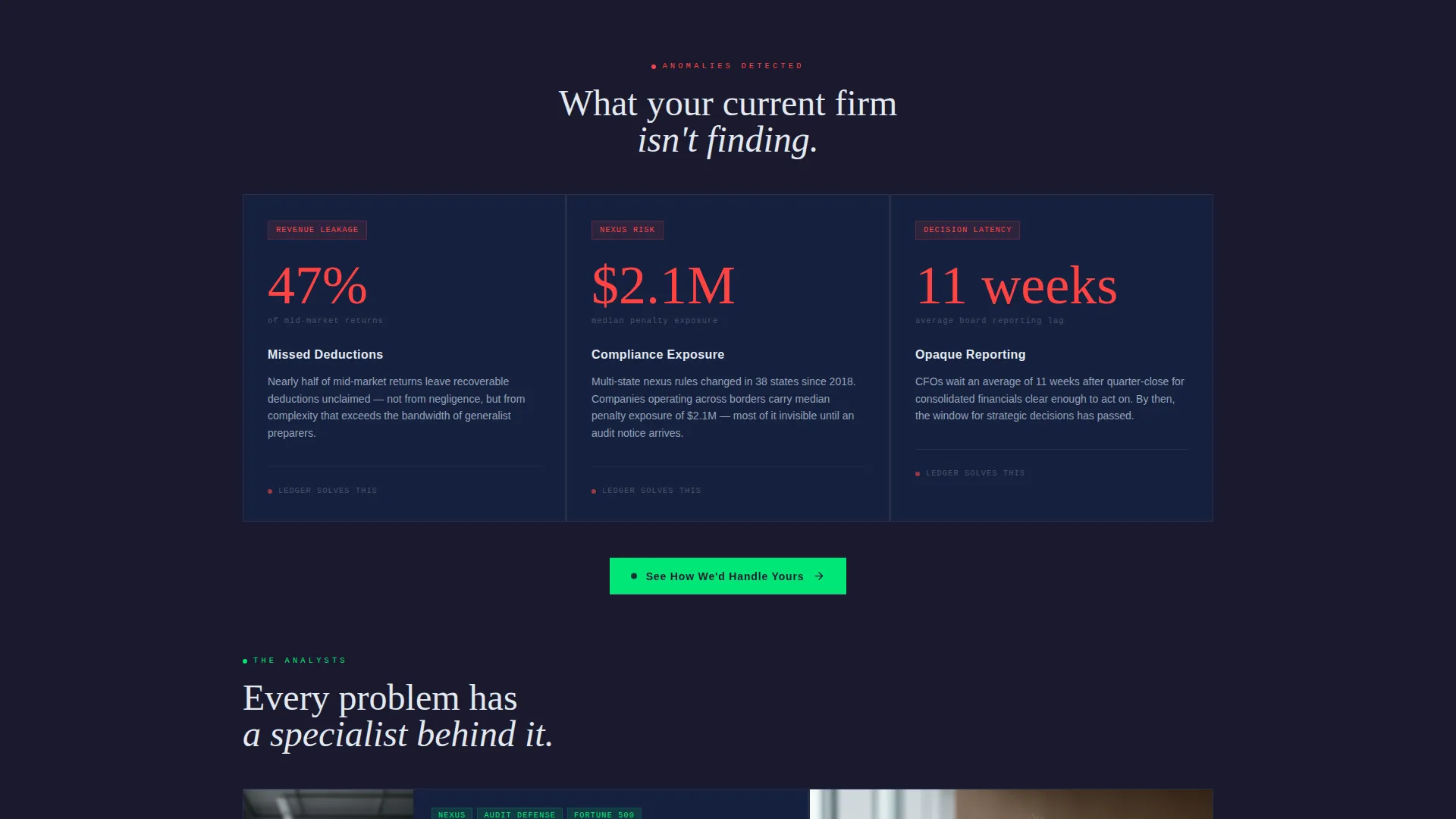 Streamlined Bookkeeping Landing Page Template