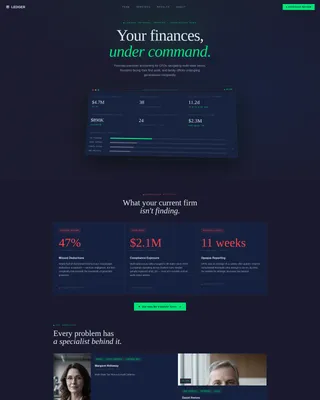 Streamlined Bookkeeping Landing Page Template