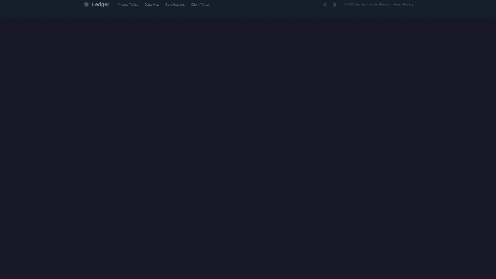 Accounting Firm Privacy Policy Landing Page Template