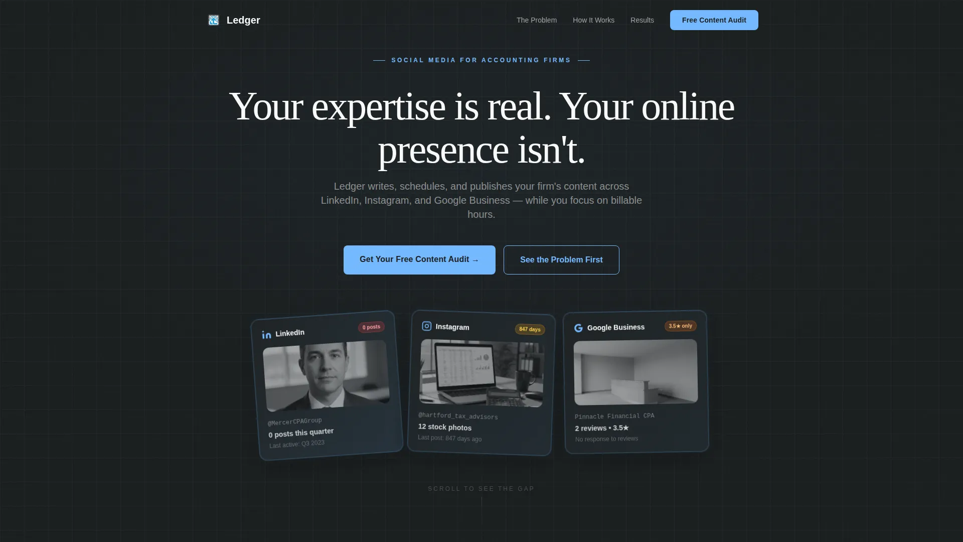 Accounting Firm Software Professional Website Template