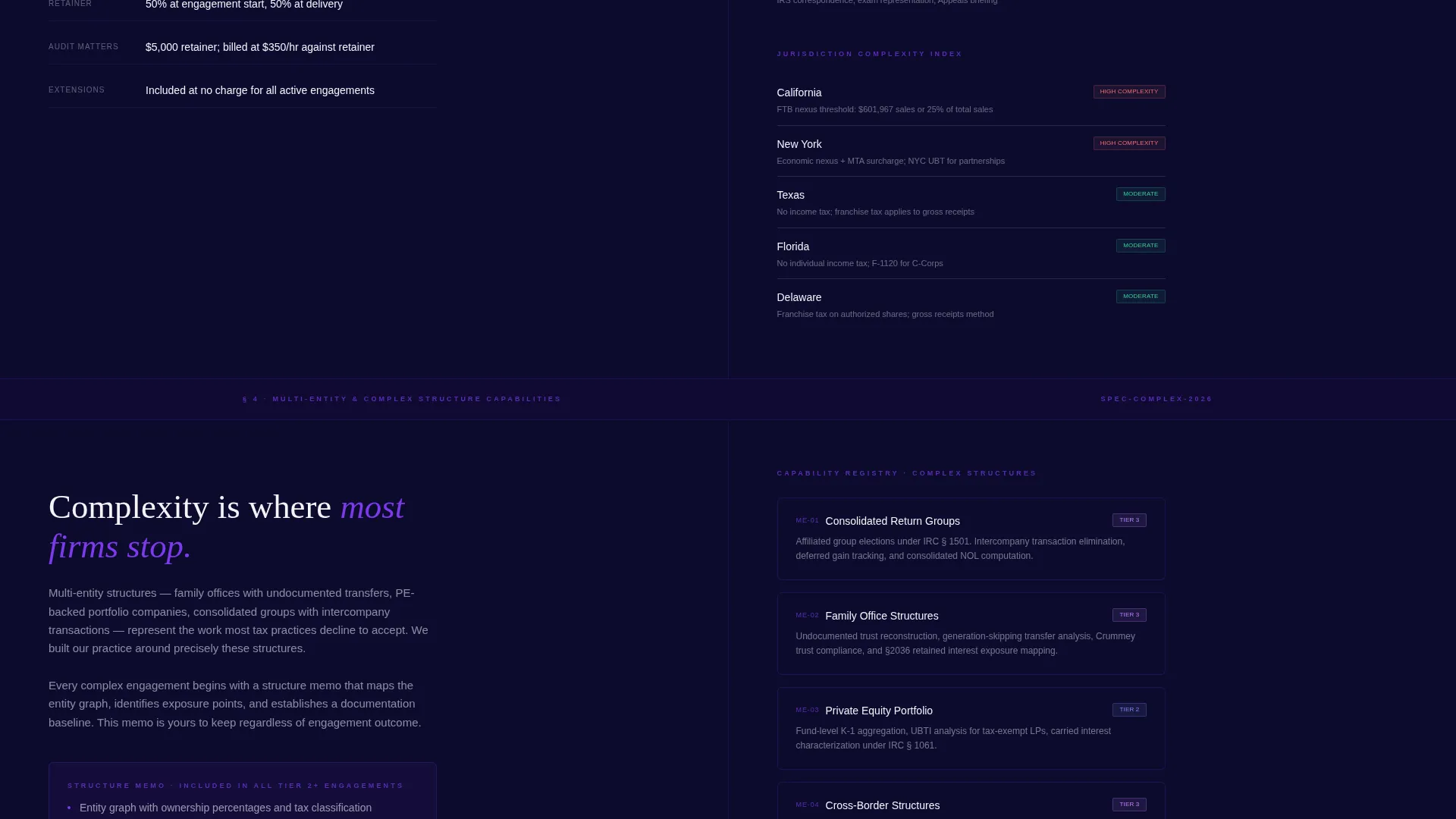 Compliance-Focused Accounting Landing Page Template