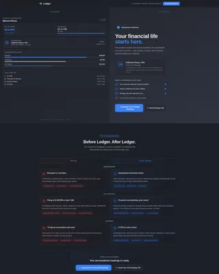 Mission-Driven Accounting Landing Page Template