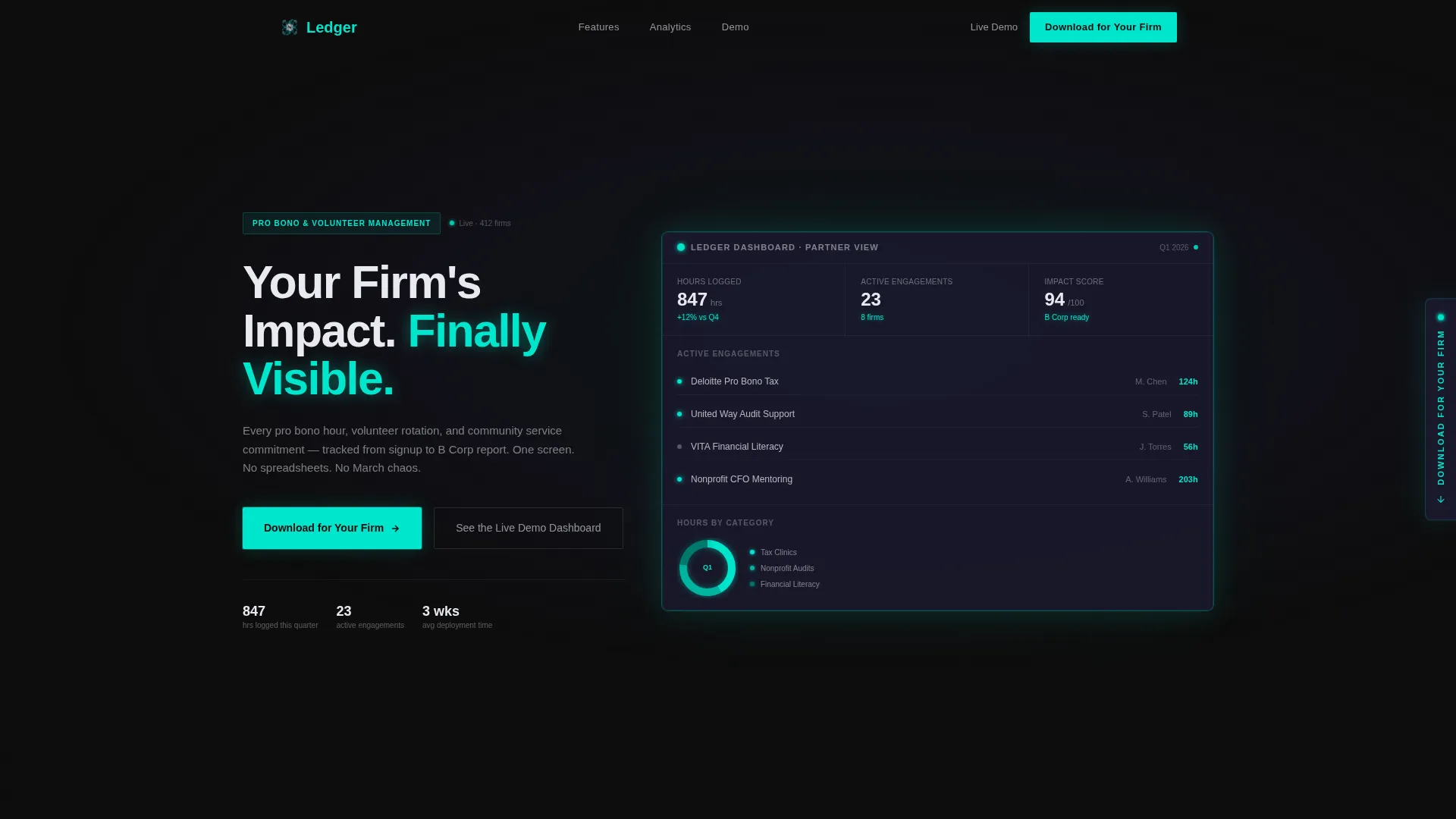 Accounting Firm Software Professional Website Template