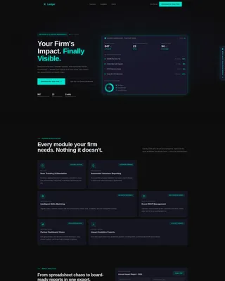 Accounting Firm Software Professional Website Template