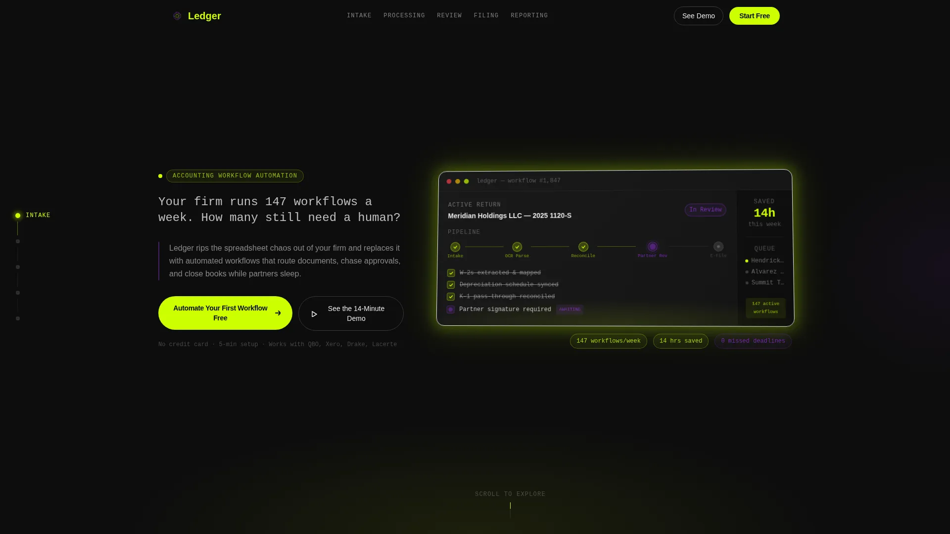 Local Accounting Firm Software Professional Website Template