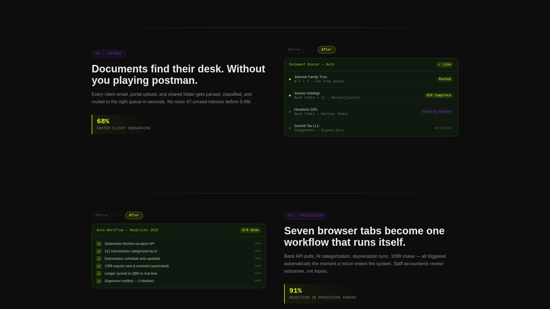 Local Accounting Firm Software Professional Website Template