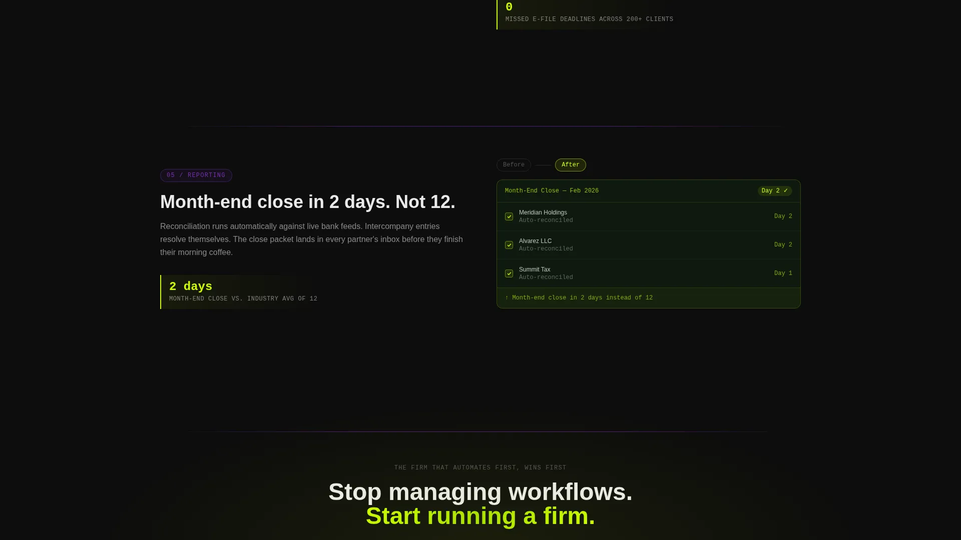 Local Accounting Firm Software Professional Website Template