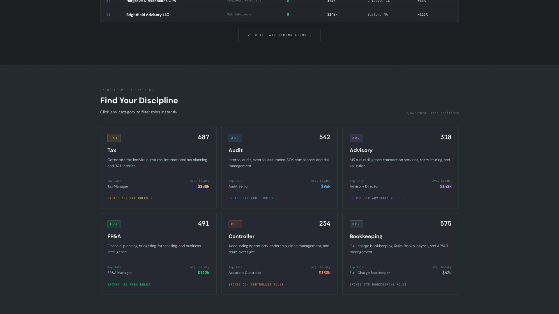 Accounting Digital Presence Careers & Recruitment Website Template