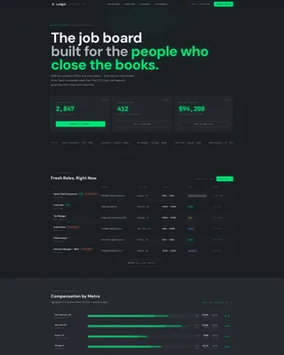Accounting Digital Presence Careers & Recruitment Website Template