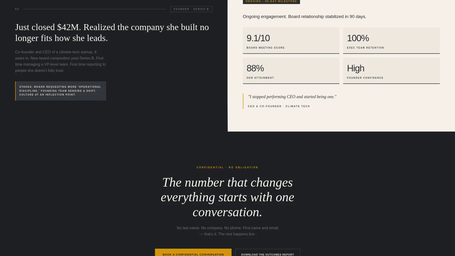 Executive Coach Booking Website Template