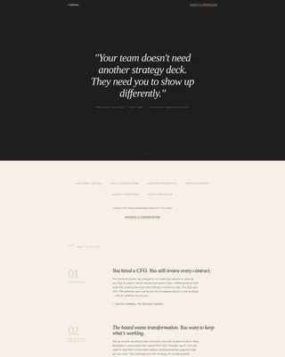 Executive Coach Reviews Website Template