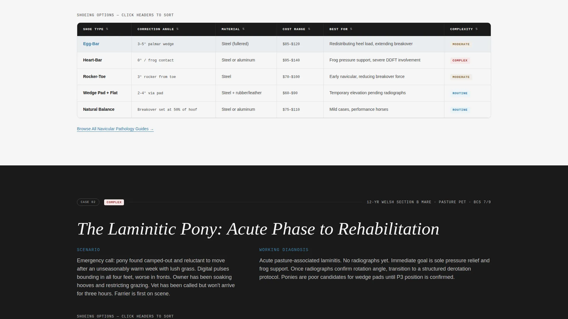 Farrier FAQ Website Template