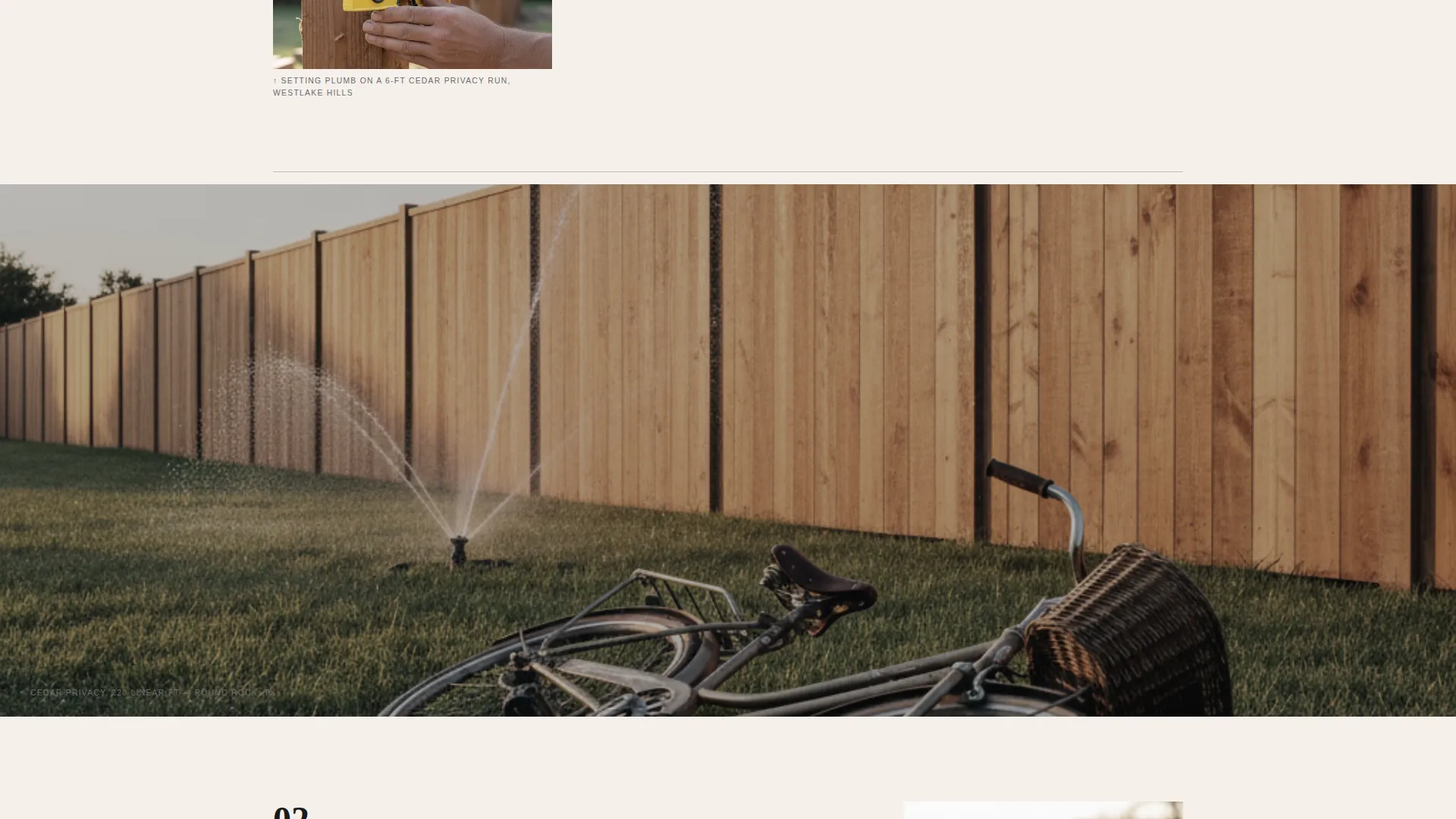 Licensed Vinyl Fencing Landing Page Template