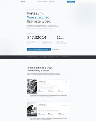 Fence Installer Marketing Professional Website Template