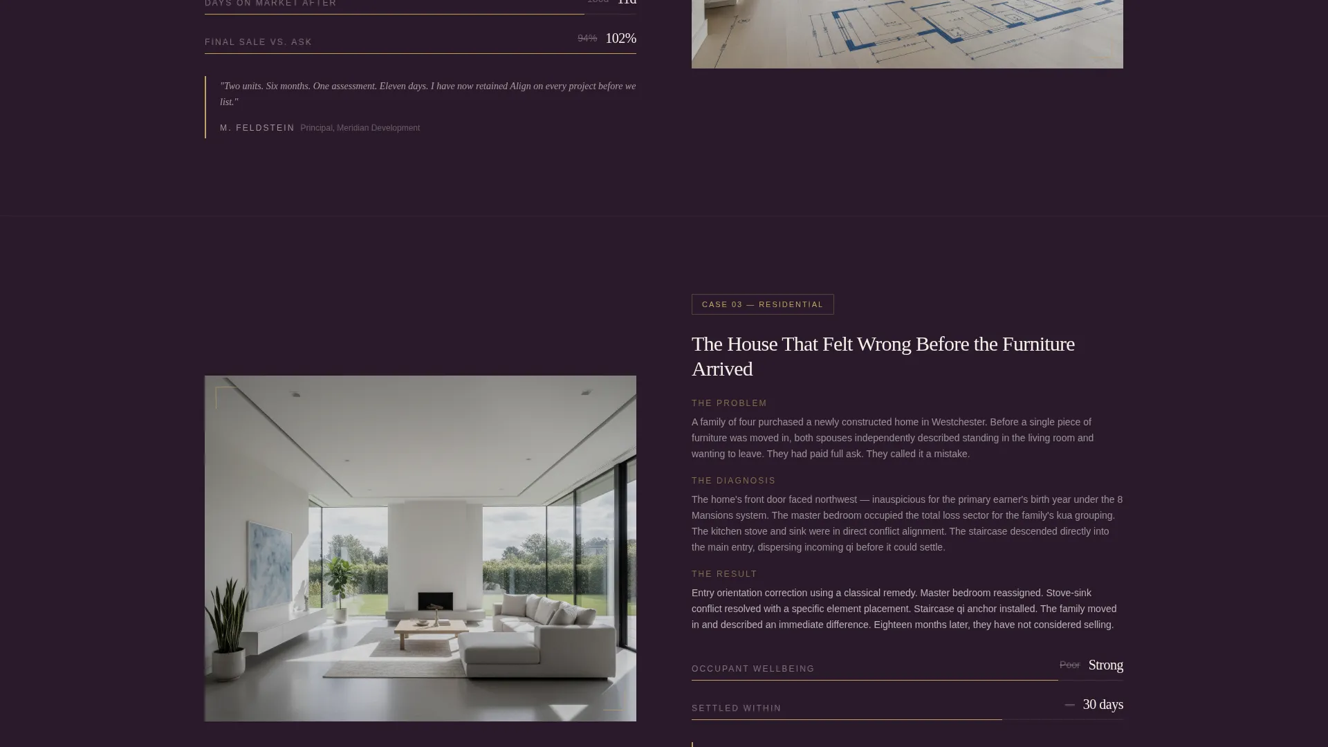 Expert Feng Shui Consultation Landing Page Template