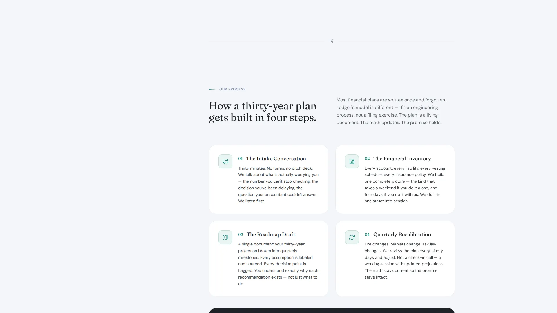 Trusted Financial Advisory Landing Page Template