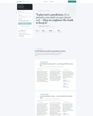 Trusted Financial Advisory Landing Page Template