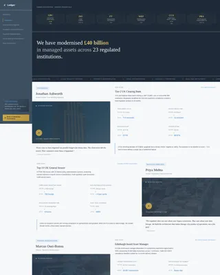 Financial Services Consulting Privacy Policy Website Template