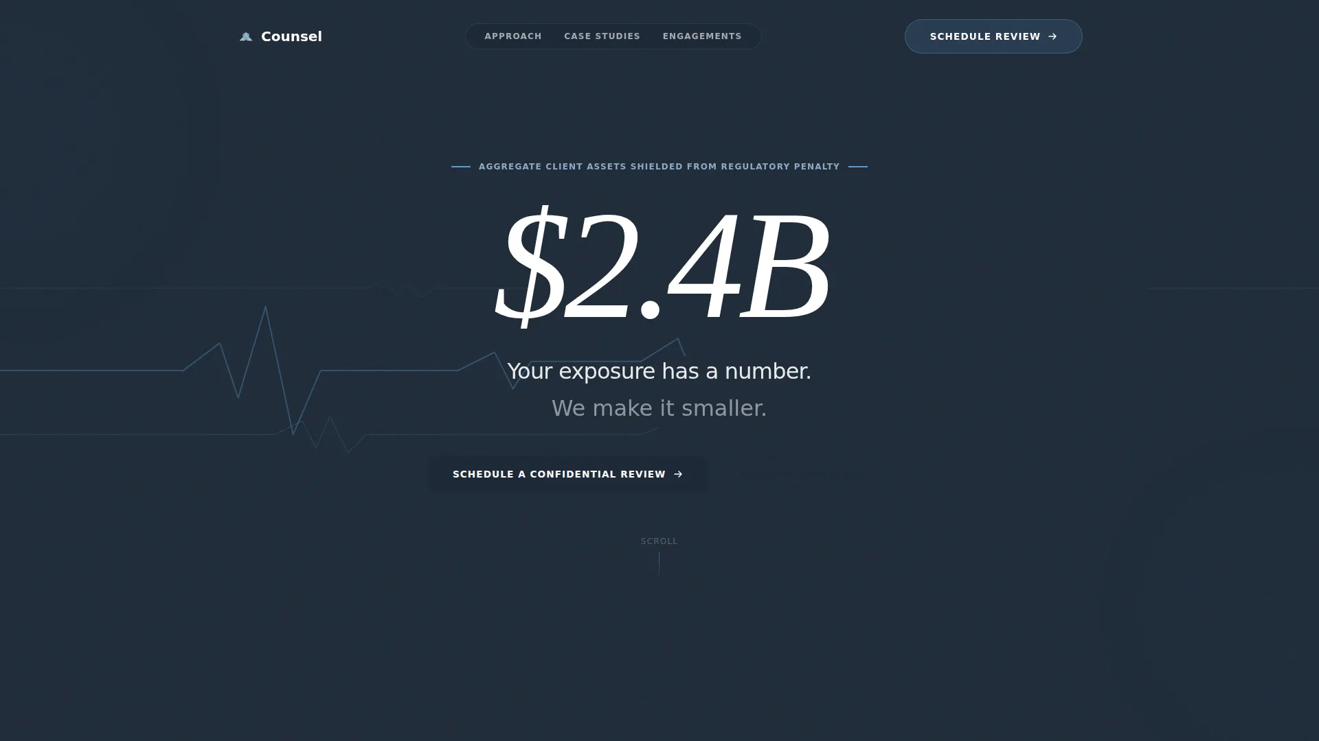 Financial Services Consulting Booking Website Template